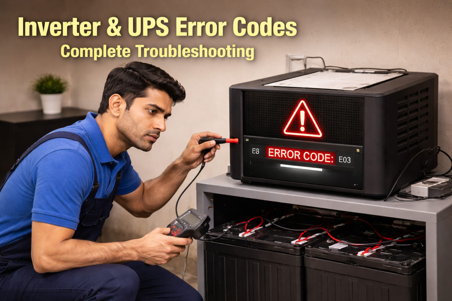 Inverter and UPS Error Code Guide
