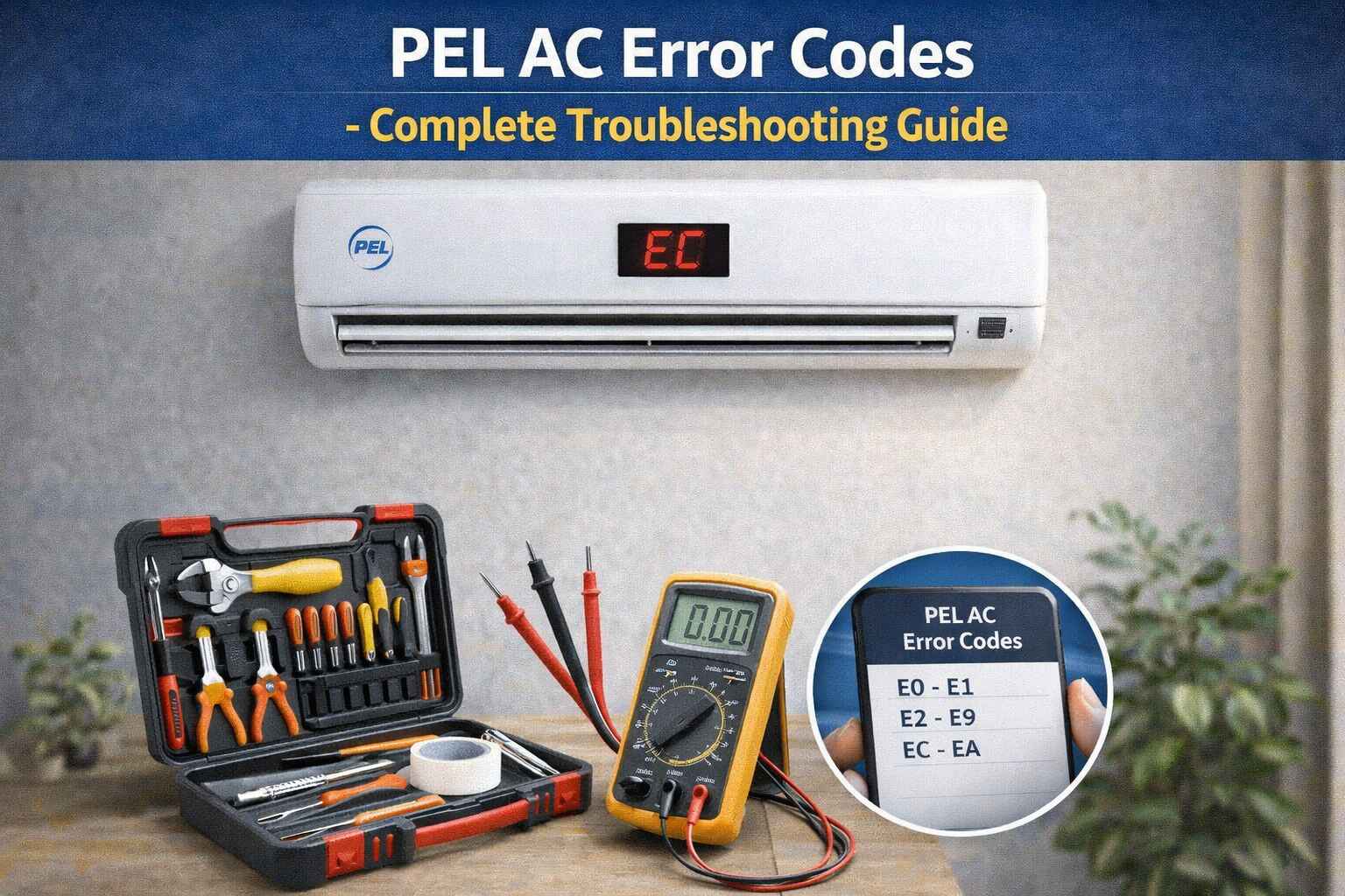PEL AC Error Codes Guide