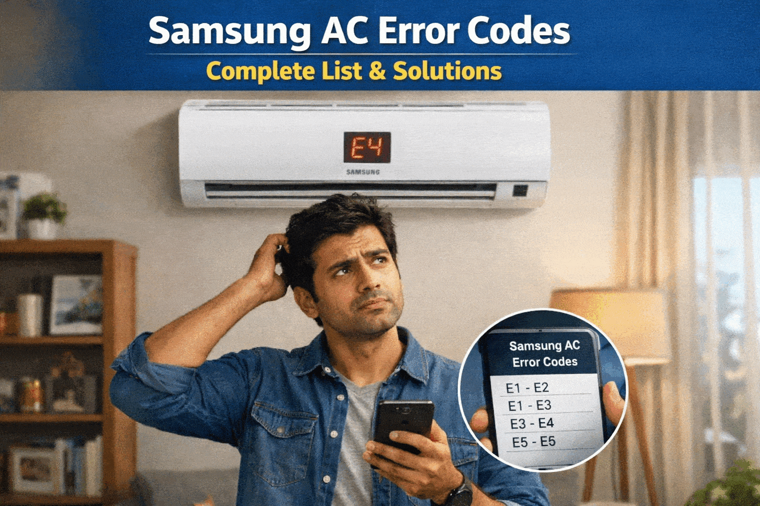 Samsung AC Error Codes List