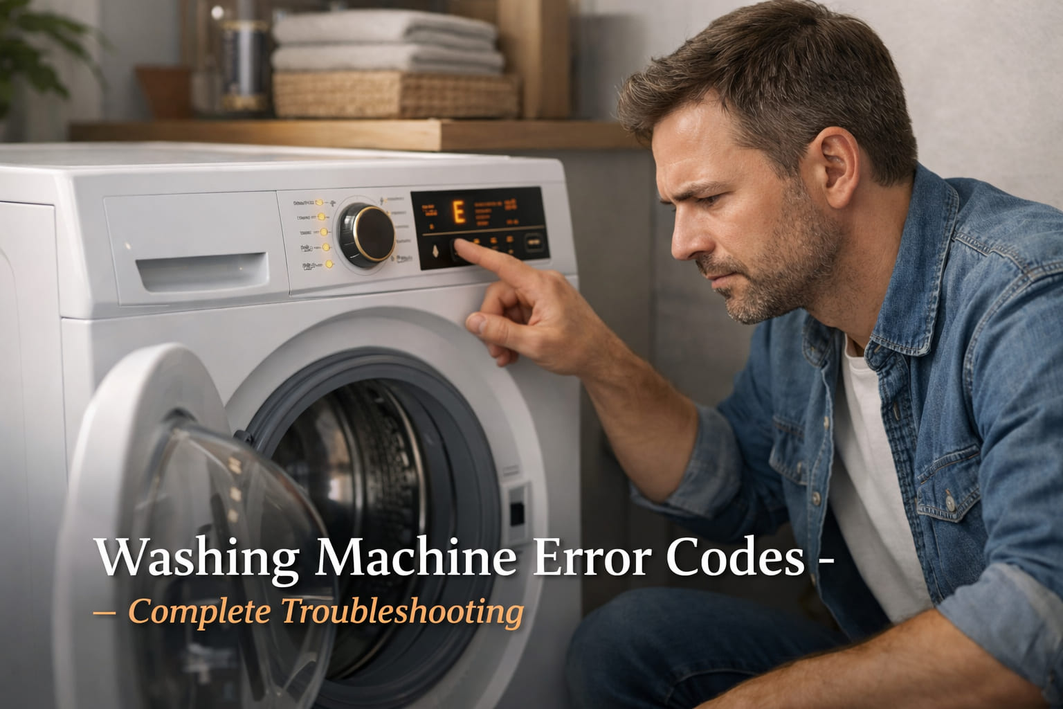 Washing Machine Error Code Guide